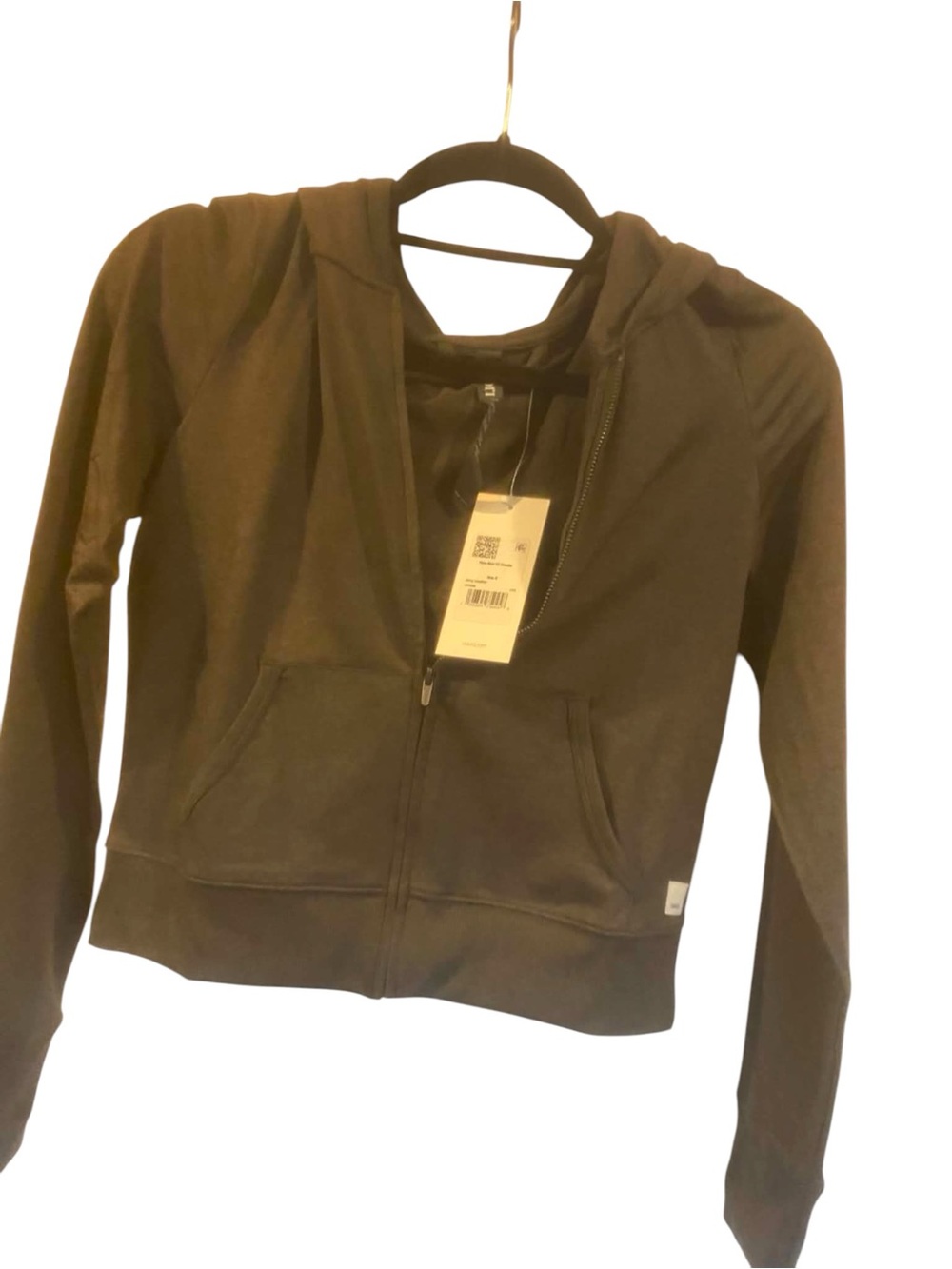 NWT Vuori Halo Mini Full Zip ARMY HEATHER Size Small